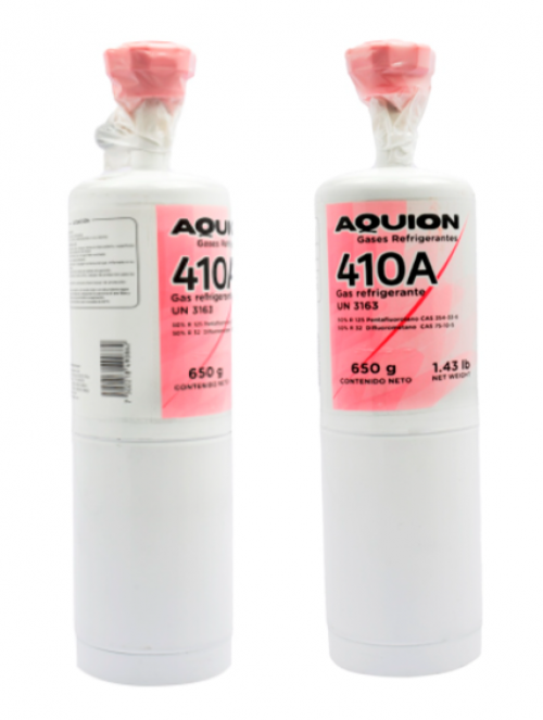 REFRIGERANTE R-410A LATA 650GRS (1.43LBS) AQUION