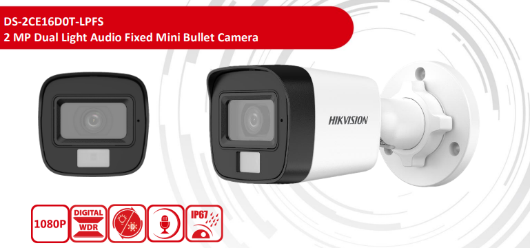 Cámara Hikvision DS-2CE16D0T-LPFS, 2.8MM, DE 2 MP - Imagen 4