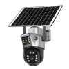 Cámara Solar Doble lente con Chip 4G - 8 MPX con luz led