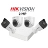 Combo 4 Cámaras de Seguridad Hikvision 2 Megapixeles