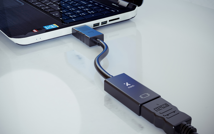 Adaptador DisplayPort macho a HDMI hembra - Imagen 2